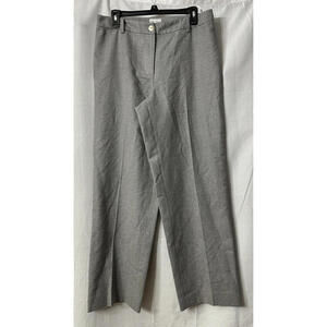 Vintage Maria Bonita Brazil Womens Wool Gray Pants Slacks Trousers Size 46 EUC